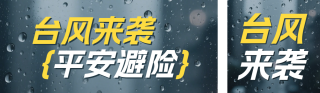 台风预警宣传公众号双封面 模板ID：s8551